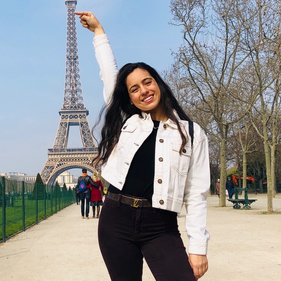 Zara white cropped jacket - Picture 8 of 8